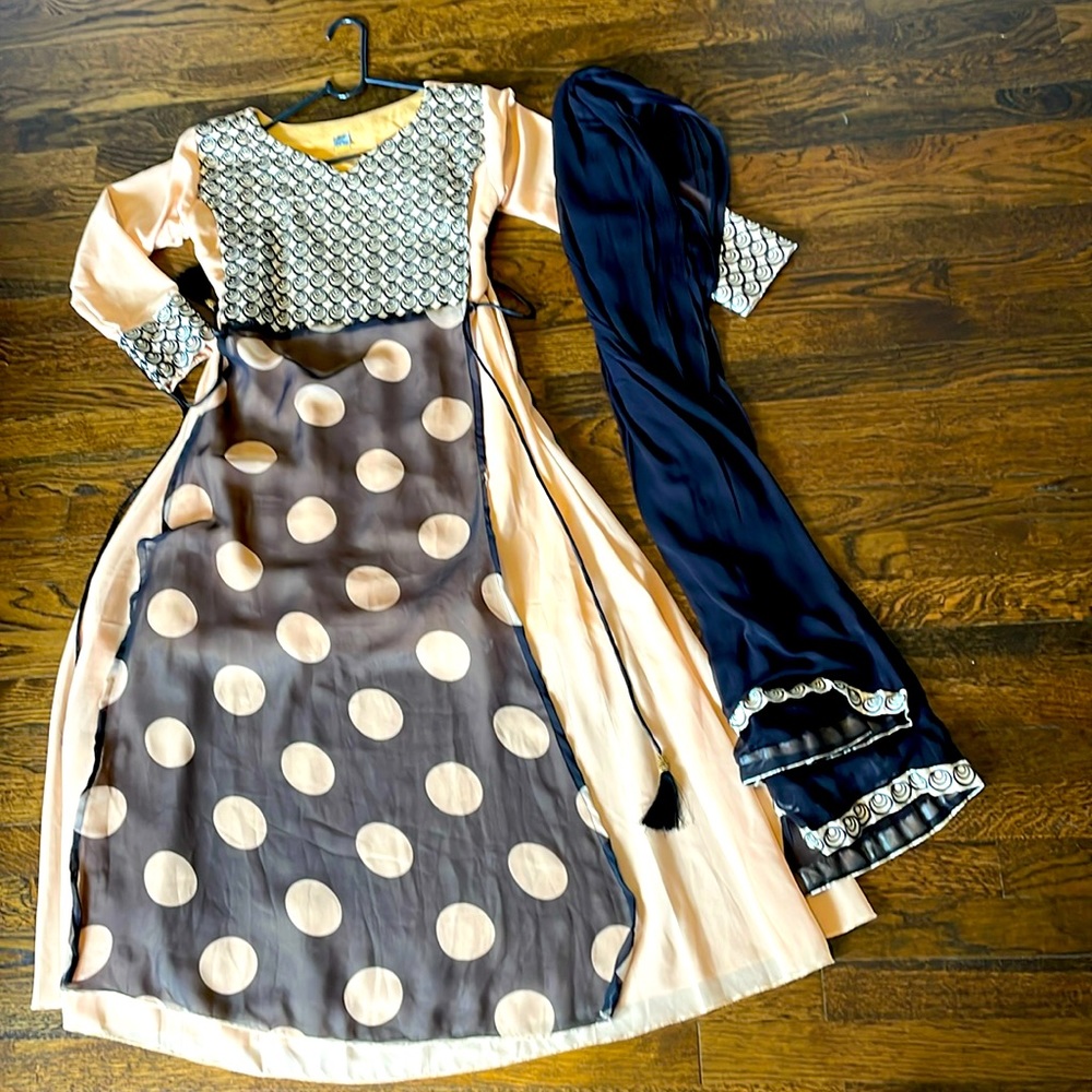 Indian gown dress 2 peice - dress & dupatta